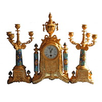 Brass clock CC-029
