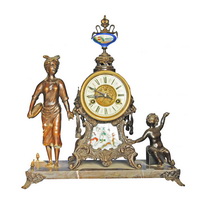 Brass clock CC-050