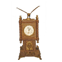 Brass clock CC-048