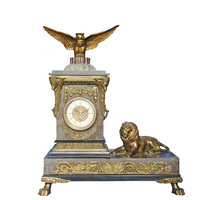 Brass clock CC-046