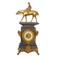 Brass clock CC-041