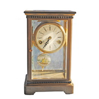 Brass clock CC-035