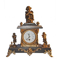 Brass clock CC-011