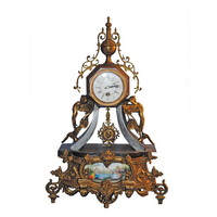 Brass clock CC-010