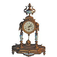 Brass clock CC-009