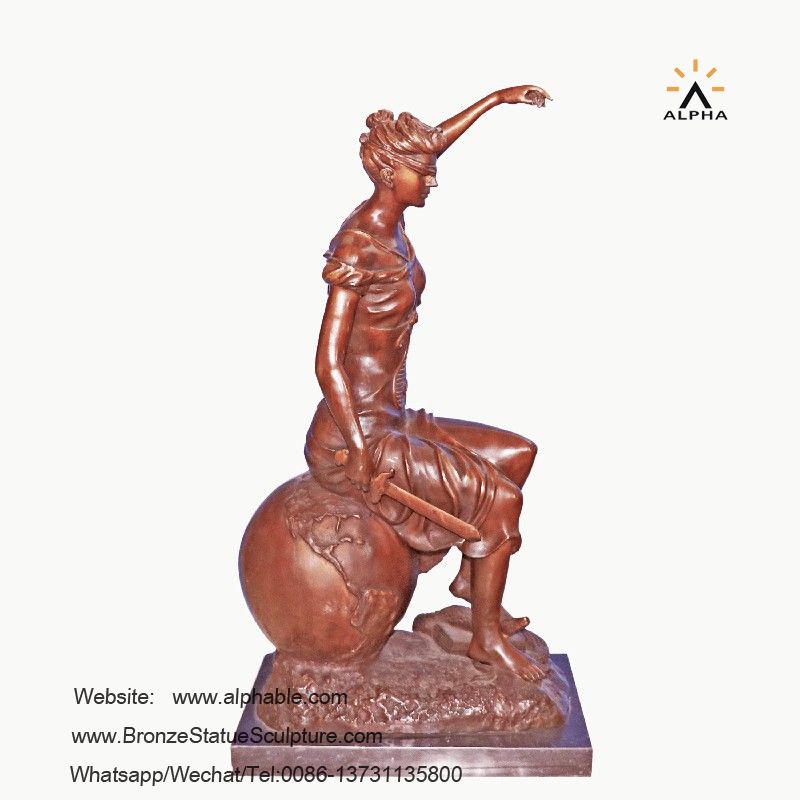 Bronze Themis Statue CCS-116