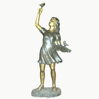 Bronze girl statue CCS-102