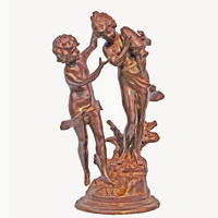 Boy and girl  statue CCS-056