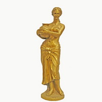 Bronze lady with jar statue CCS-084
