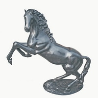 Bronze jumping horse statue CA-029