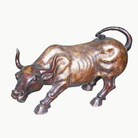 Bronze bull ox statue CA-0014