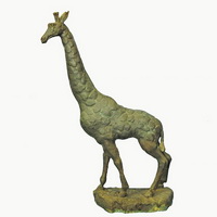 Bronze giraffe statue CA-030