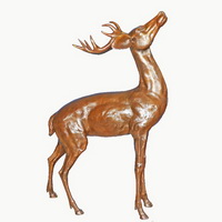 Bronze deer statue figurine CA-048