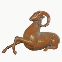 Bronze goat statue sculpture CA-051
