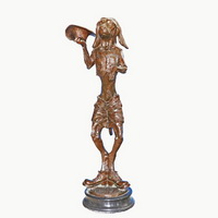 Bronze modern dog statue sculpture CA-041
