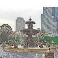 Garden bronze water fountain CCF-008