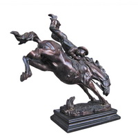 Bronze horse training sculpture CCS-158