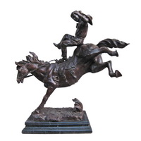 Horse riding sculpture CCS-159