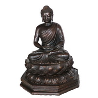 Bronze mediating Buddha sculpture CCS-167