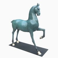 Bronze striding horse sculpture CA-054