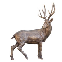 Garden buck deer bronze sculptures CA-074