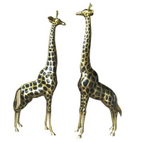 Bronze giraffe sculptures CA-081