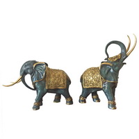 Metal elephant sculpture CA-086