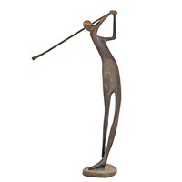 Modern golf player sculpture CMS-012