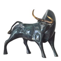 Bronze modern bull sculpture CMS-018