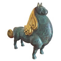 Bronze modern horse sculpture CMS-020