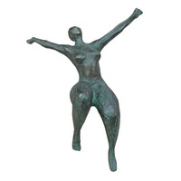 Bronze modern naked female sculpture CMS-029