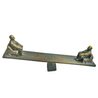 Bronze modern seesaw players sculpture CMS-040